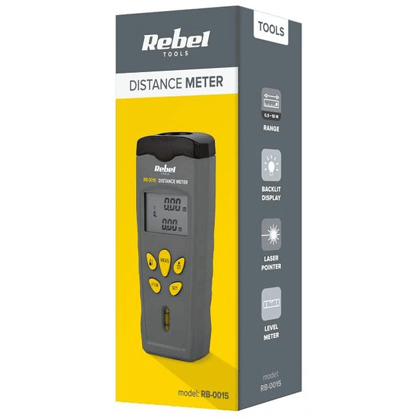Medidor de Distâncias Digital Laser (18 mts) - REBEL RB-0015 3
