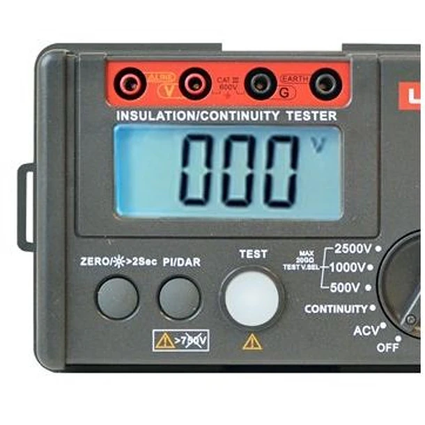 Medidor de Resistência Isolamento - UNI-T 2