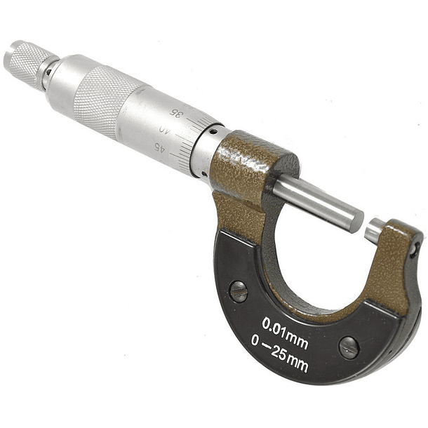 Micrómetro Analógico 0...25mm (Precisão 0,01mm) 