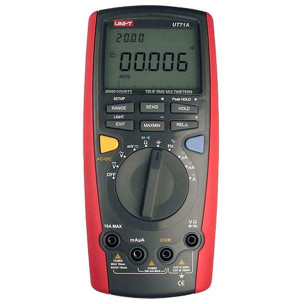 Multimetro Digital Automático c/ Interface USB - UNI-T 1