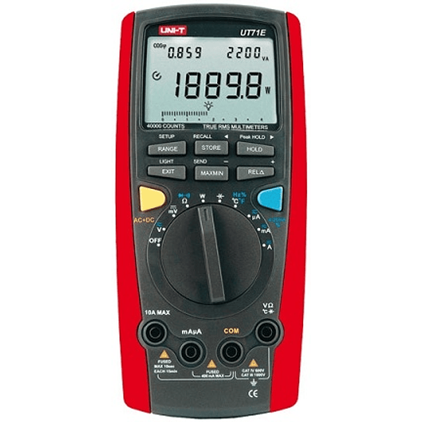 Multimetro Digital Automático c/ Interface USB - UNI-T 1