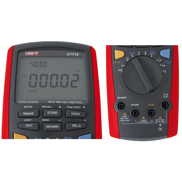 Multimetro Digital Automático c/ Interface USB - UNI-T 2