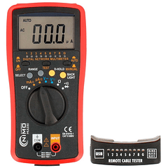 Multímetro Digital c/ Testador de Redes - NIMO