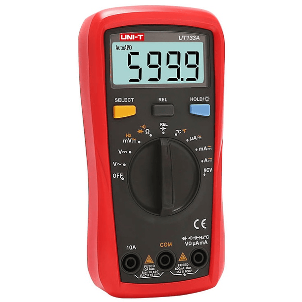 Multimetro Mini Digital Automático TrueRMS - UNI-T 2