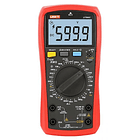 Multímetro Digital c/ Capacimetro / Temperatura / Testador Transístores - UNI-T 1