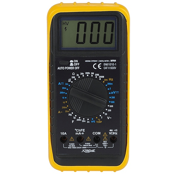 Multímetro Digital c/ Capacímetro + Temperatura - XTREME 1