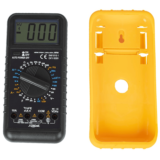 Multímetro Digital c/ Capacímetro + Temperatura - XTREME 4