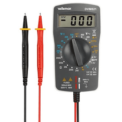 Multímetro Digital CAT II 500V / CAT III 300V - VELLEMAN