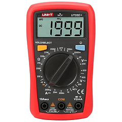 Multimetro Mini Digital CAT ll 600V (UT33D+) - UNI-T