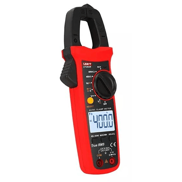 Pinça Amperimétrica Digital 600V 400A - UNI-T 2