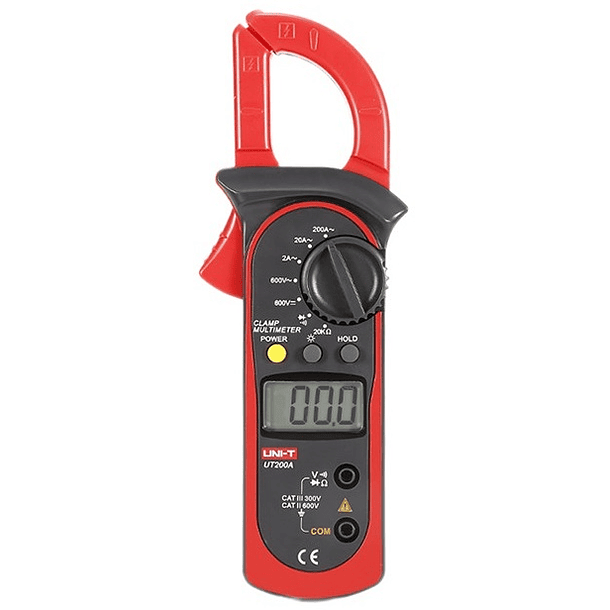 Pinça Amperímétrica Digital AC/DC 600V 200A - UNI-T 1