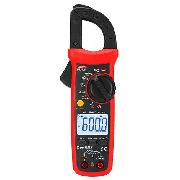 Pinça Amperimétrica Digital 600V 600A - UNI-T 1