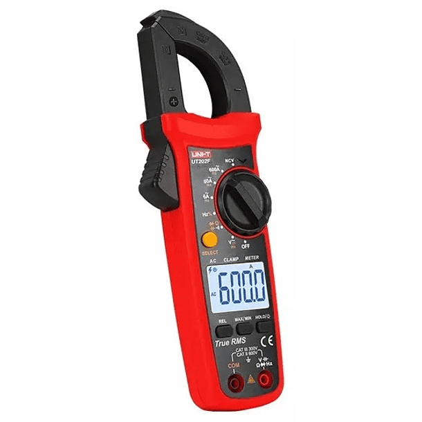 Pinça Amperimétrica Digital 600V 600A - UNI-T 2