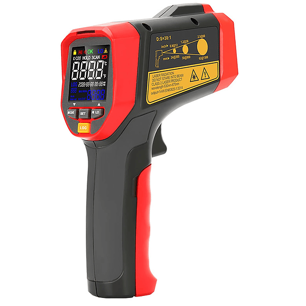 Termómetro Digital por Infra-Vermelhos (-32ºC ~ 1300ºC) - UNI-T UT303C+ 2