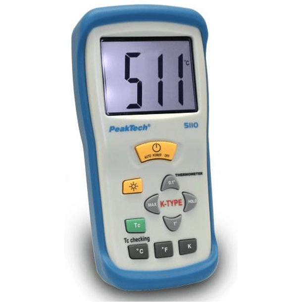 Termómetro Digital 1 CH, 3 1/2 Dígitos / -50 ... + 1300 ° C - PeakTech 1