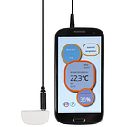 Termómetro e Higrómetro Portátil p/ DIspositivos Móveis - VELLEMAN 3