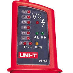 Testador de Voltagem Multifunções a LED - UNI-T
