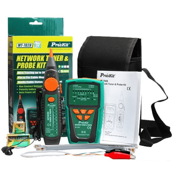 Testador Continuidade c/ Gerador de Tons - Proskit 