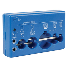 Testador de Lâmpadas G13,B15d/G5,G4/GU5.3/GY6.35,E27,E14,E10 - VELLEMAN