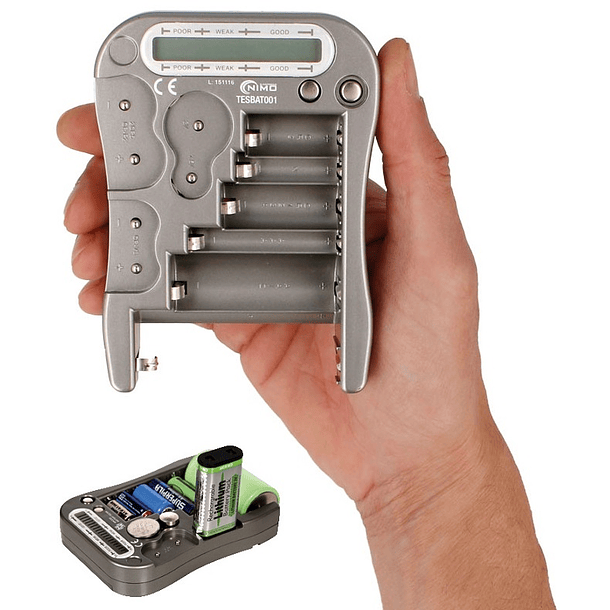 Testador Universal de Baterias c/ Display 1