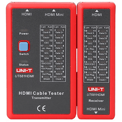 Testador de Cabos HDMI e mini-HDMI - UNI-T