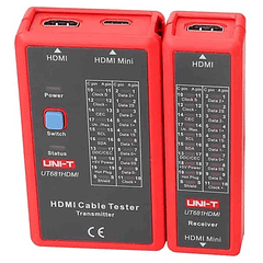 Testador de Cabos HDMI e mini-HDMI - UNI-T