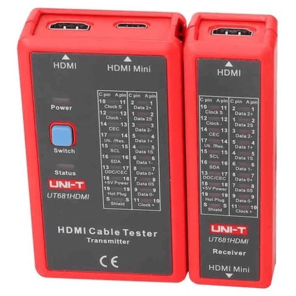 Testador de Cabos HDMI e mini-HDMI - UNI-T 2