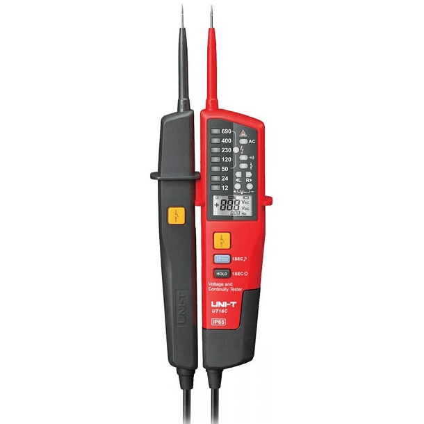 Testador de Voltagem Multifunções a LED - UNI-T 