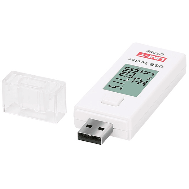 Testador Digital de Portas USB (Voltagem e Corrente) c/ LCD - UNI-T 2