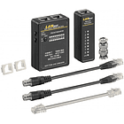 Testador de Rede RJ11, 12, 45 e Coaxial c/ Display 1