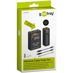 Testador de Rede RJ11, 12, 45 e Coaxial c/ Display
