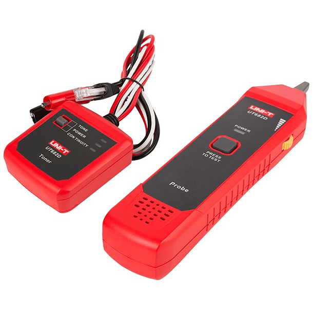 Testador Continuidade Cabos Telefone/Rede UTP - UNI-T 2