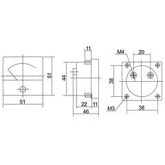 Voltímetro de Painel DC 10V