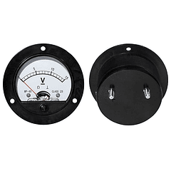 Voltímetro Redondo de Painel 15V DC