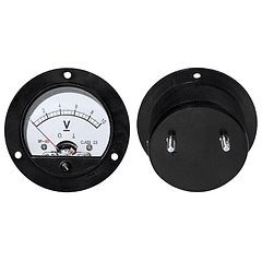 Voltímetro Redondo de Painel 10V DC