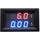 Voltimetro/Amperímetro Digital LED (4,5...100VDC / 0...10Amp) 1