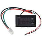 Voltimetro/Amperímetro Digital LED (4,5...100VDC / 0...10Amp) 2