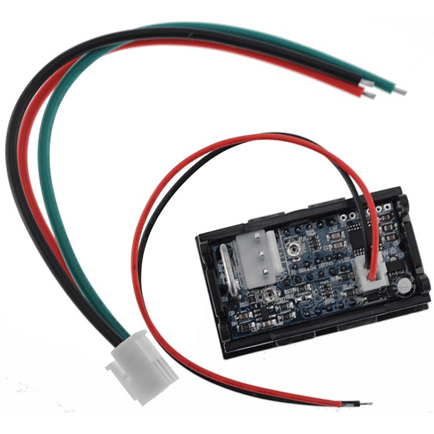 Voltimetro/Amperímetro Digital LED (4,5...100VDC / 0...10Amp) 3
