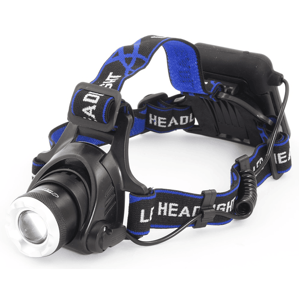 Lanterna de Cabeça 1 SUPER LED T6 5W 600Lm ZOOM - ESPERANZA 1