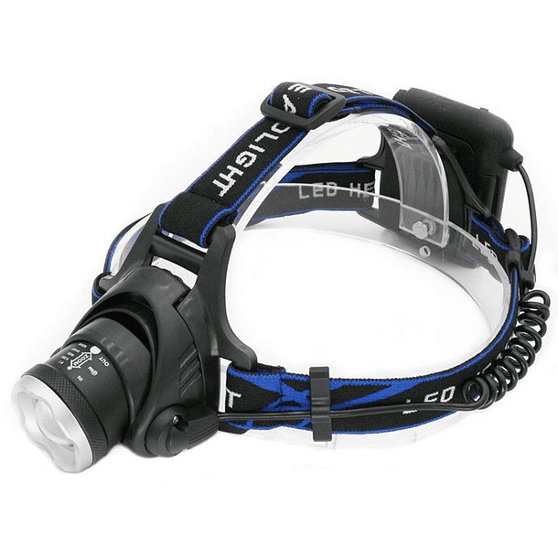 Lanterna de Cabeça 1 SUPER LED T6 5W 600Lm ZOOM - ESPERANZA 3