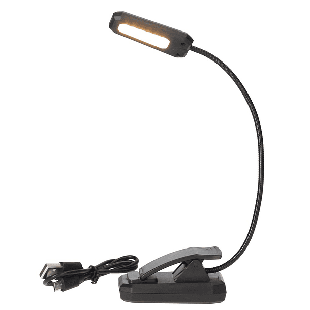 Lanterna LED USB Ajustável t/ Pinça - GSC 1