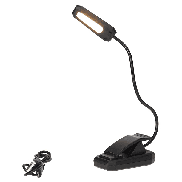 Lanterna LED USB Ajustável t/ Pinça - GSC 2