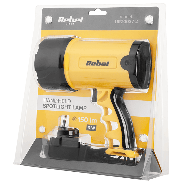 Lanterna CREE LED 3W 150Lm Recarregável (Casa/Carro) - REBEL 4