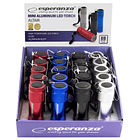 Lanterna Alumínio 9 LEDs Alto Brilho - ESPERANZA 2