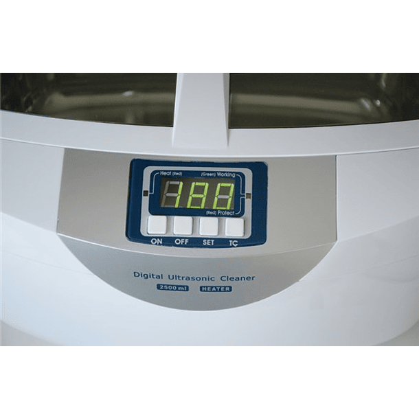 Aparelho de Limpeza a Ultra-Sons c/ Temporizador 2,5L 4