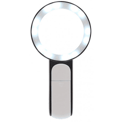 Lupa de Mão 5x c/ Luz (3 Modos) - GSC