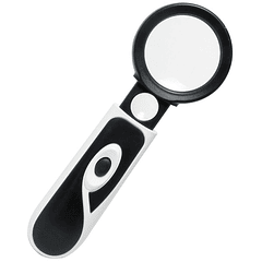 Lupa de Mão 3x - 20x c/ Iluminação LED - Proskit