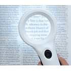 Lupa de Mão c/ Iluminação (8 LEDs + 1 LED UV) - Proskit 3