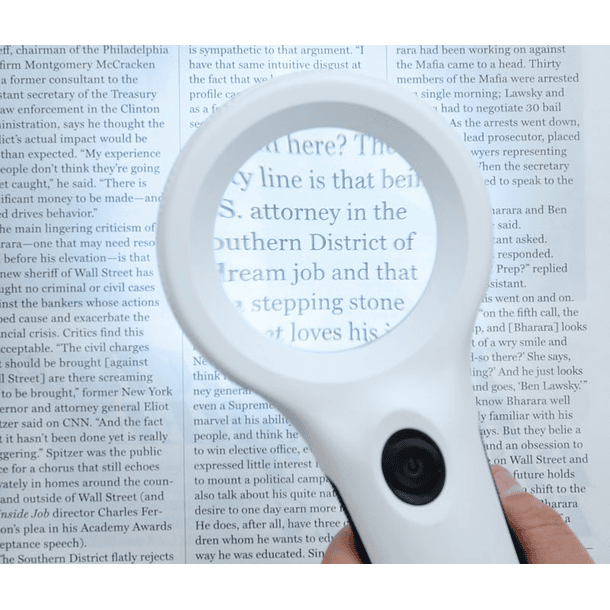 Lupa de Mão c/ Iluminação (8 LEDs + 1 LED UV) - Proskit 3