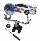 Lupa 2,5x Dioptrias c/ Suporte e Pinças 2